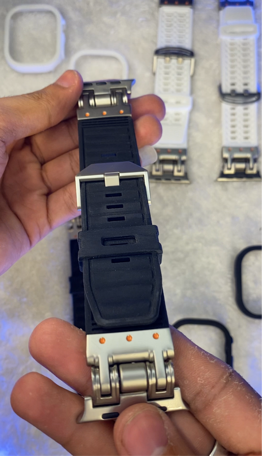 ساعه + اوستيك الترا اوريجينال + اوستيك سيلكون + جراب