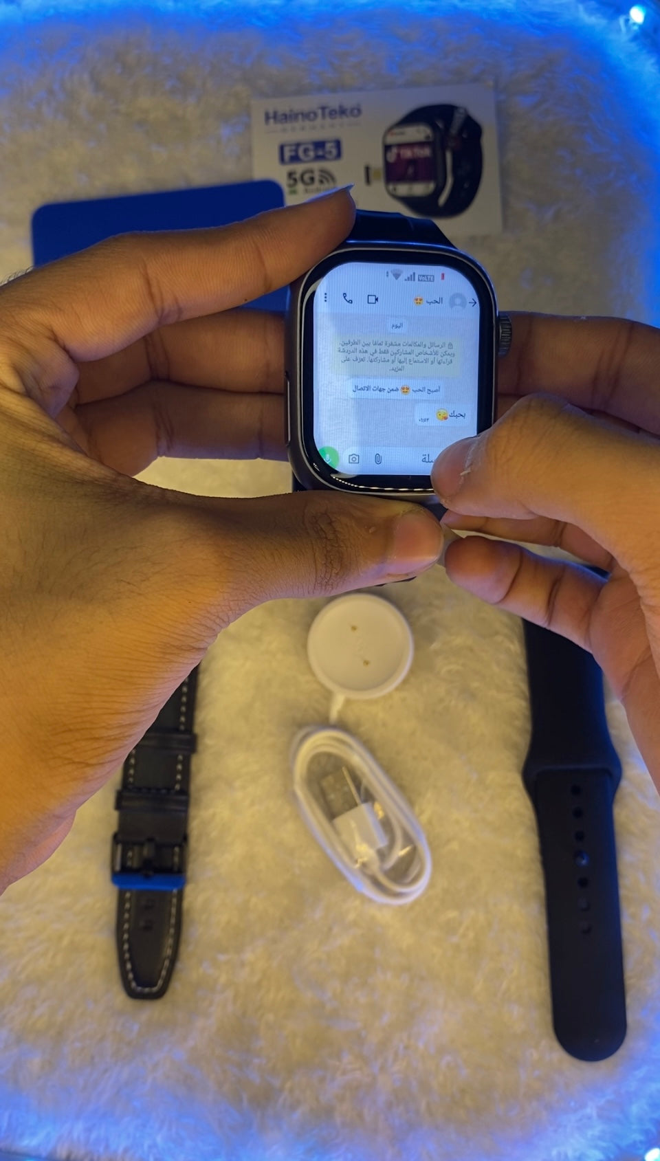 ساعه بكاميرا و خط - haino tekno fg-5