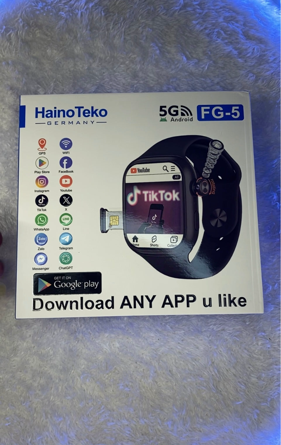 ساعه بكاميرا و خط - haino tekno fg-5
