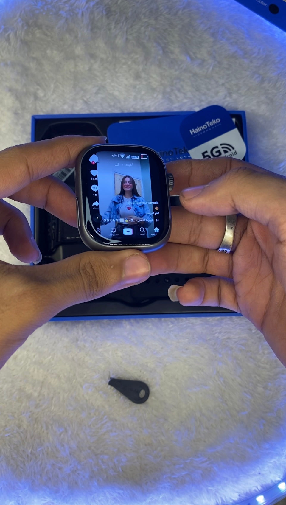 ساعه بكاميرا و خط - haino tekno fg-5