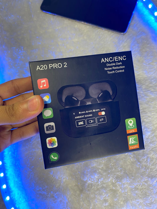 ايربودز شاشه كواليتي عاليه A20 Pro 2