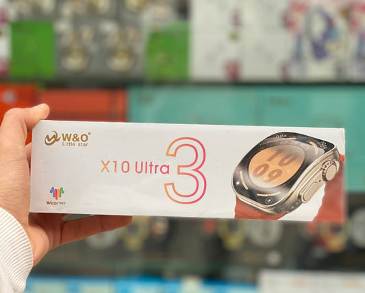 ساعه x 10 ultra 3 + جراب حمايه